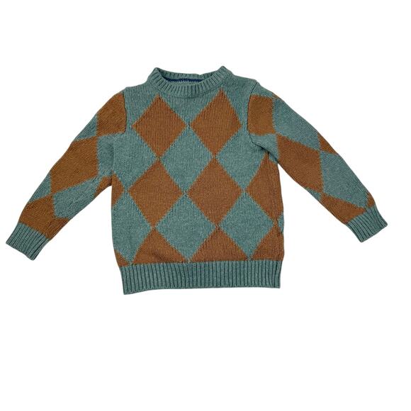 Mini Boden Argyle Knit Sweater - Picture 1 of 7